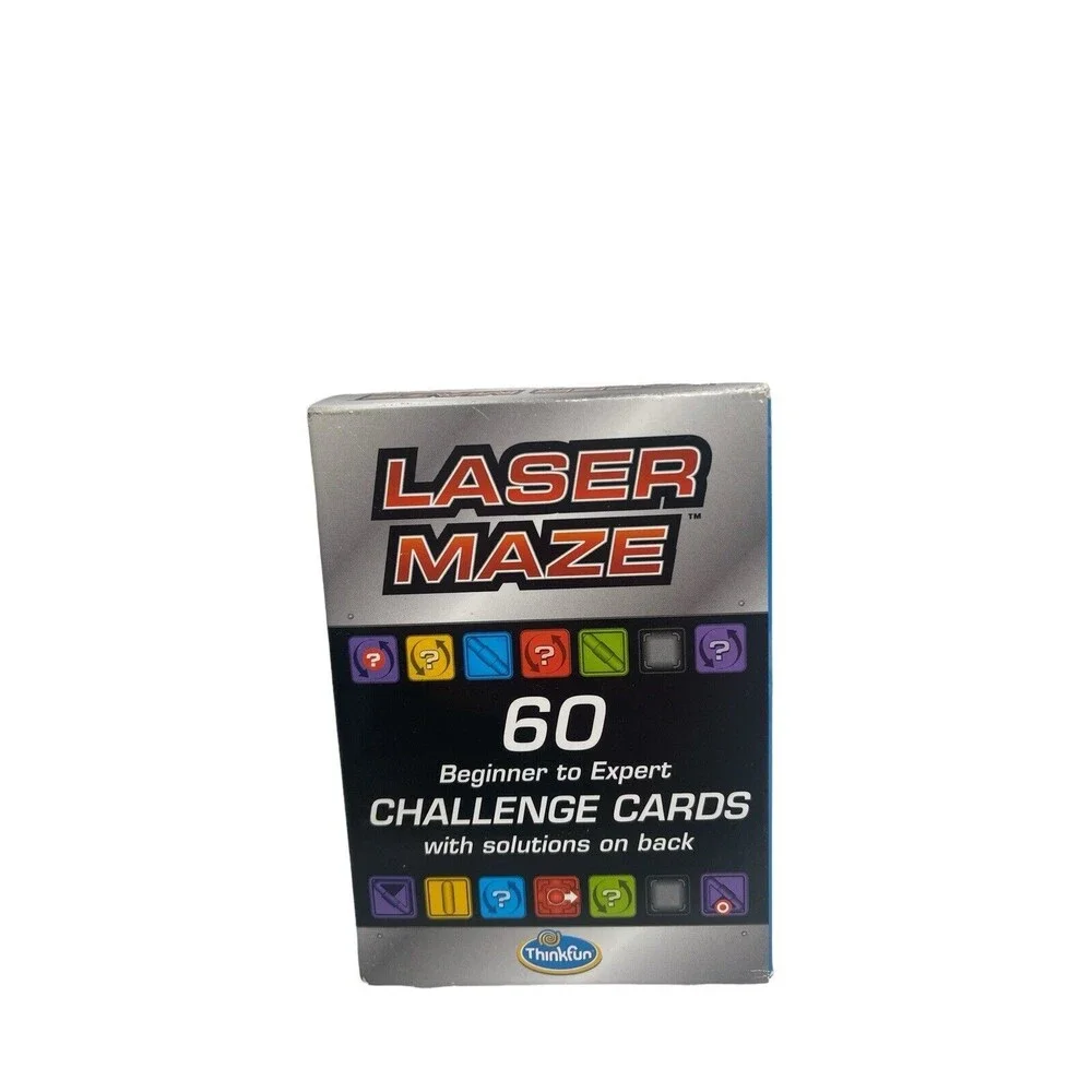 Laser Maze Game Puzzle Solution Cards EUC Think Fun Logic Game Complete